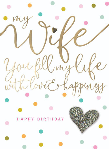 Picture of WIFE BIRTHDAY CARD